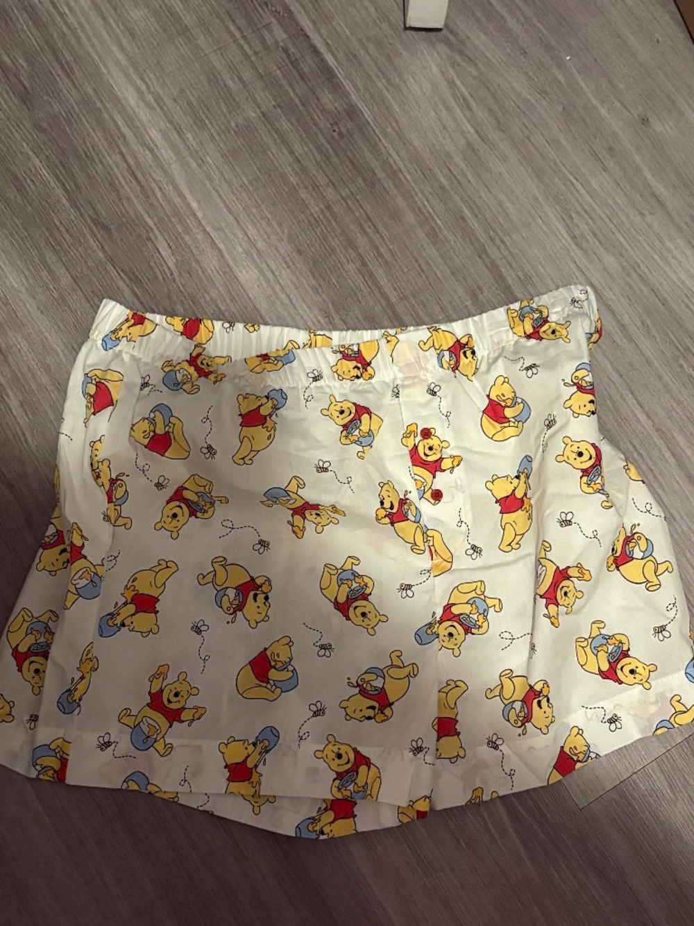 2 x cute Disney Winnie the Pooh women’s XL pyjamas bottoms boxer shorts lounge